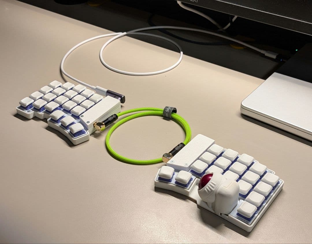 keyball39 keyballish39 mini 完成品 分割型キーボード