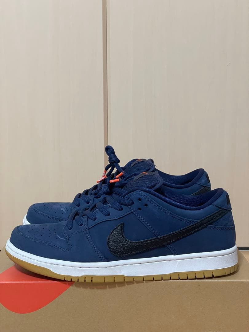 靴 NIKE SB DUNK LOW ORANGE LABEL OBSIDIAN