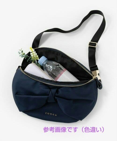 TOCCA【撥水】RIBBON KNOT BODY BAG ベージュ