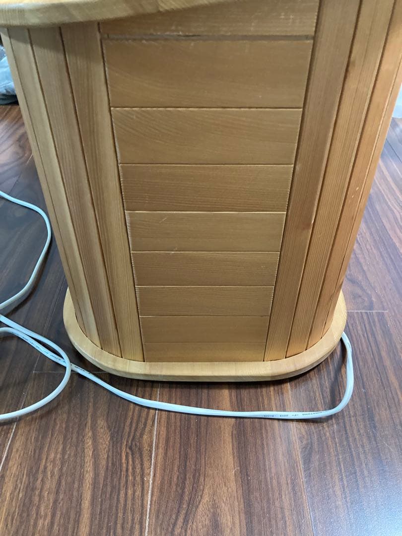 脚温器 ぽかぽか足湯(天然木仕様) AY-7401