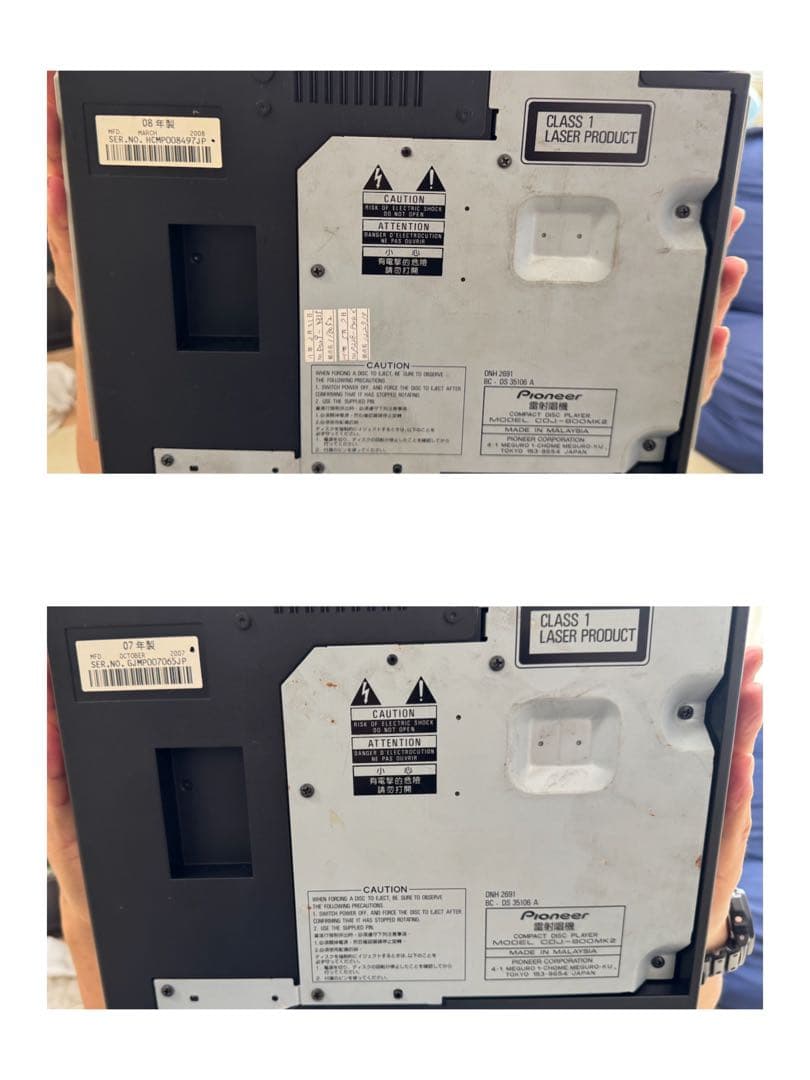 写真追加！セットで！単品も可！Pioneer CDJ-800MK2 ケーブル付