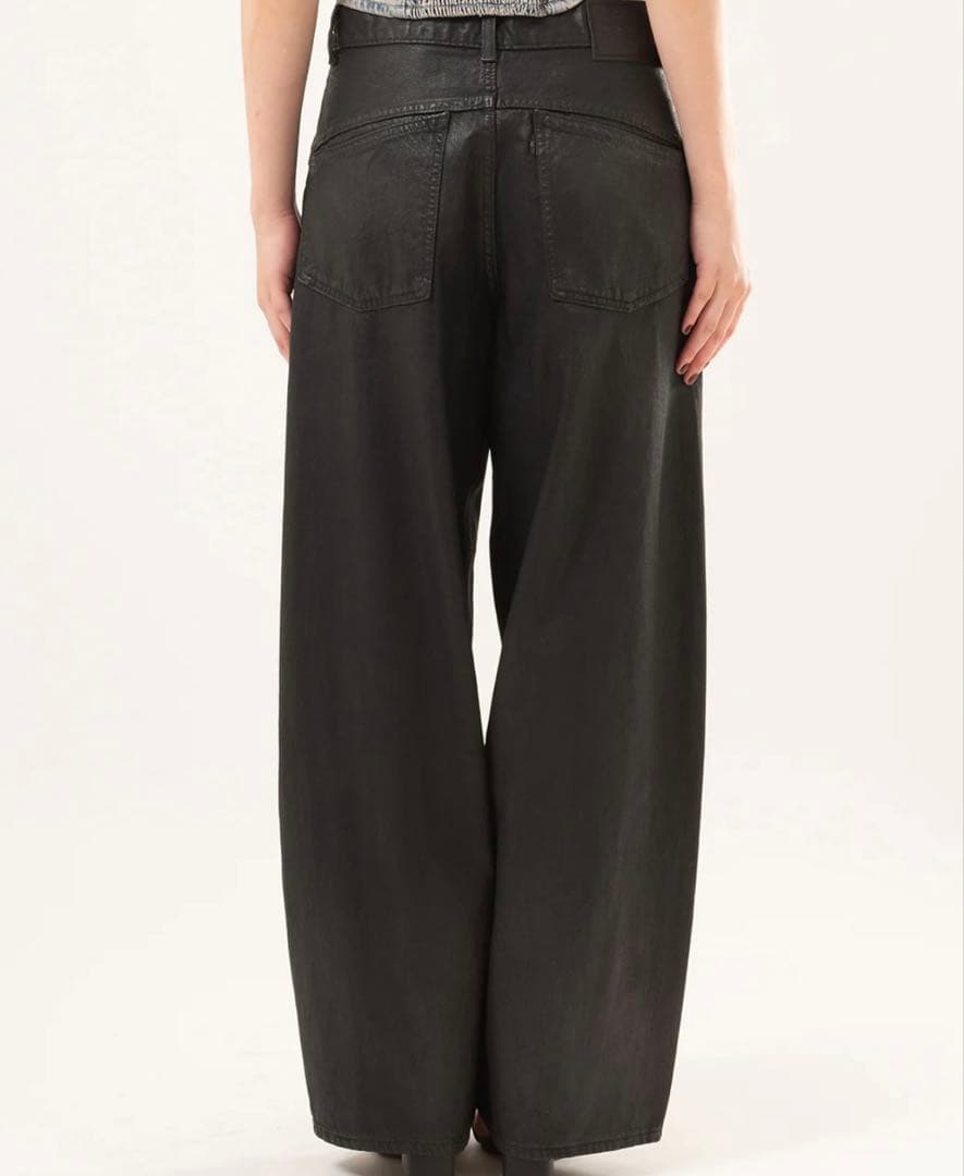 専用 Levi's super baggy バレルジーンズ ブラックコーティング