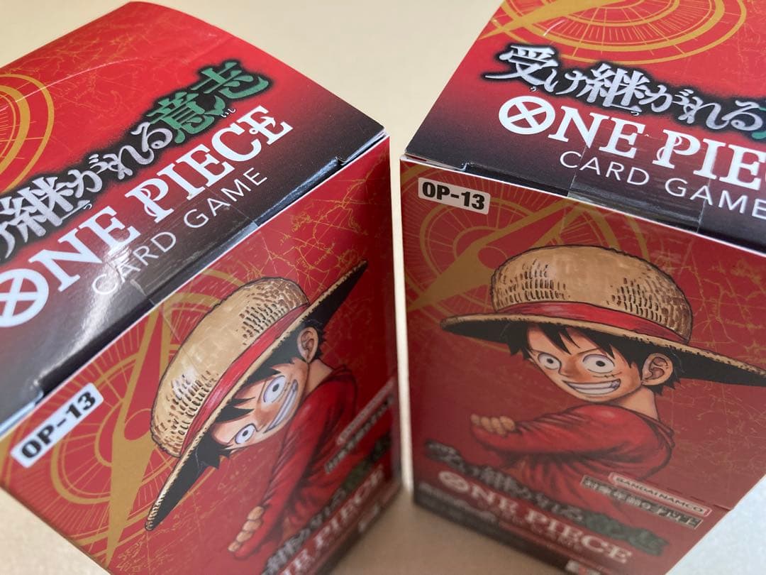 t*a様 2BOX未開封(テープ付き)ワンピース受け継がれる意志【OP-13】