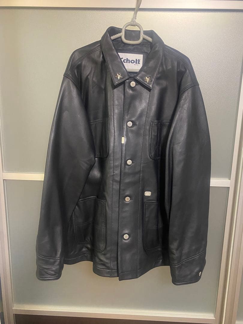 SCHOTT x THE CRIMIE 本革レザージャケット