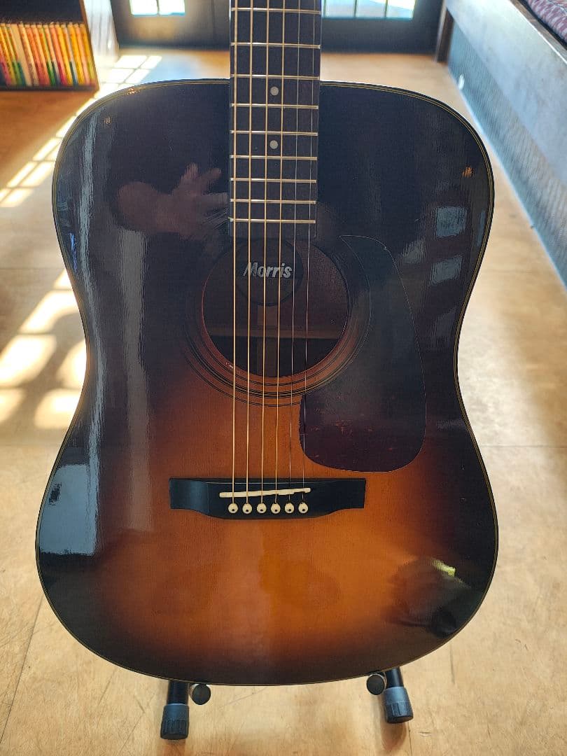 Morris アコースティックギター ハードケース付き