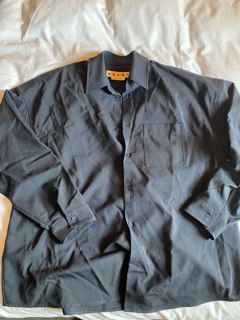 Marni 長袖シャツ 紺色
