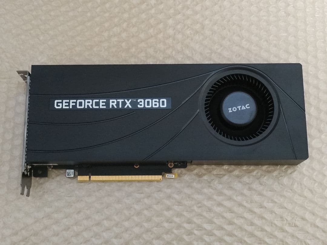 H*K様 ZOTAC GeForce RTX 3060 12GB