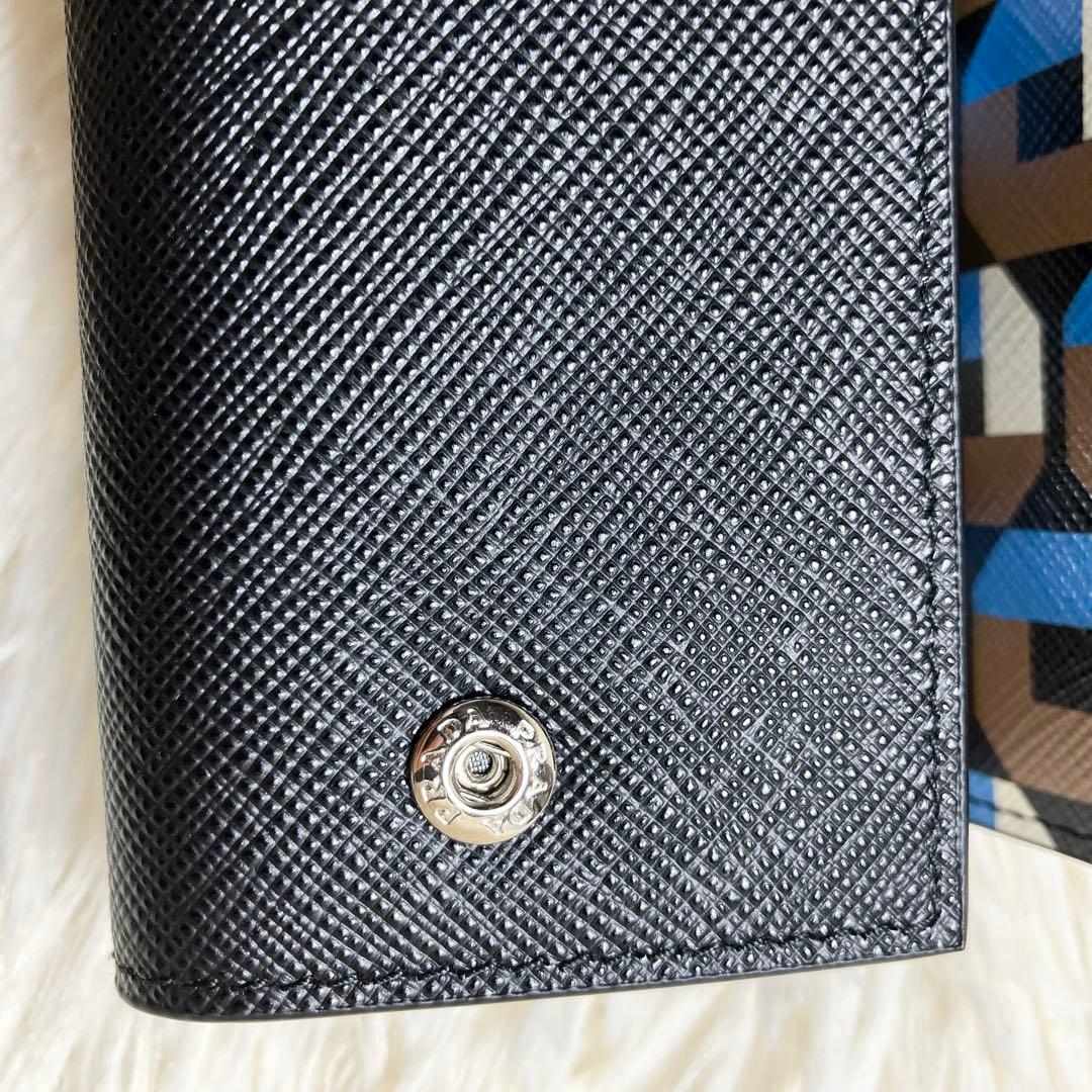 【未使用】プラダ サフィアーノ キーケース 三角プレートIC搭載