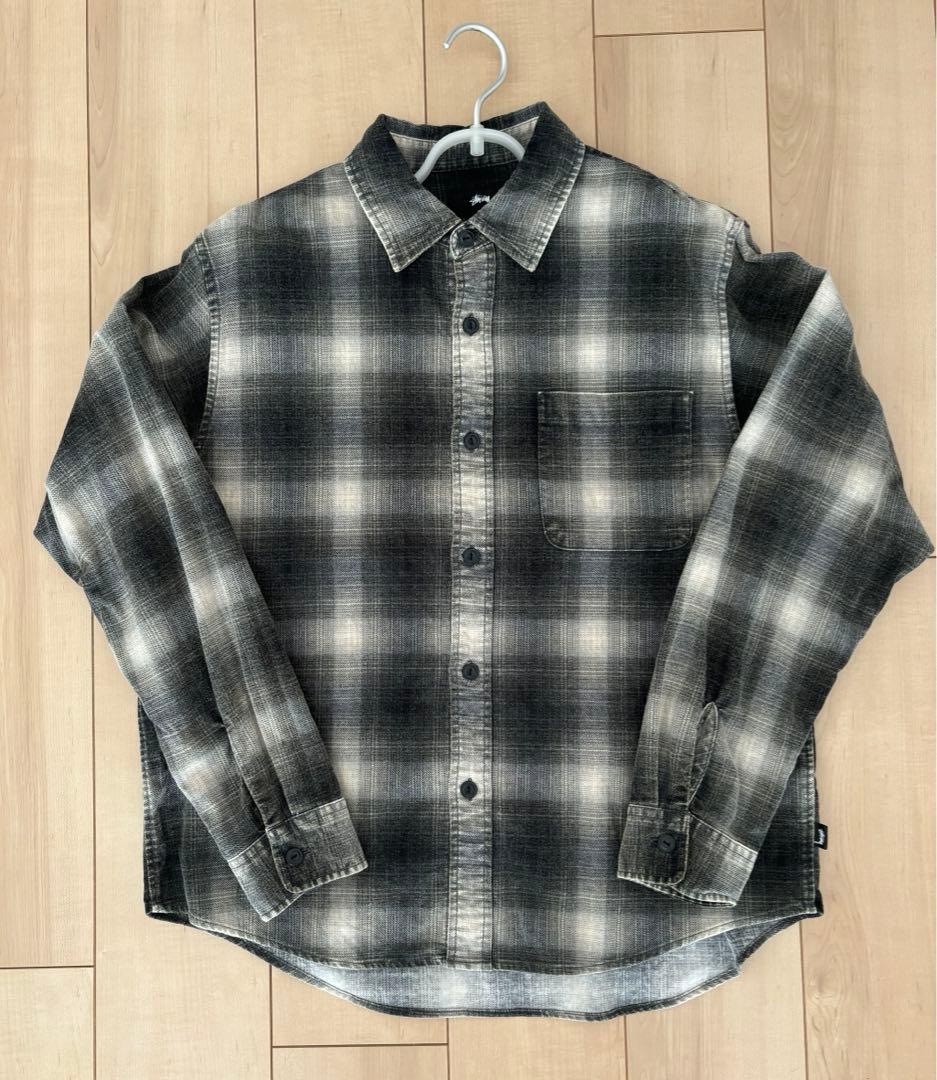 トップス 24aw Stussy ROCCO FLANNEL PLAID SHIRT