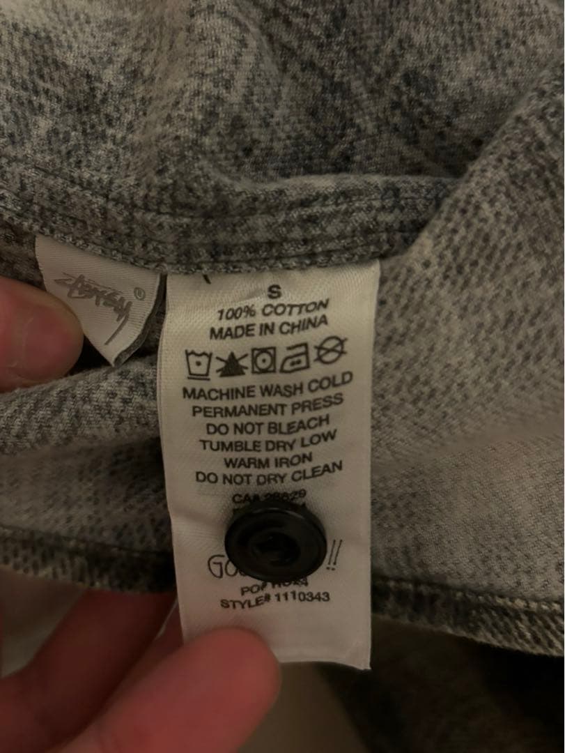 トップス 24aw Stussy ROCCO FLANNEL PLAID SHIRT