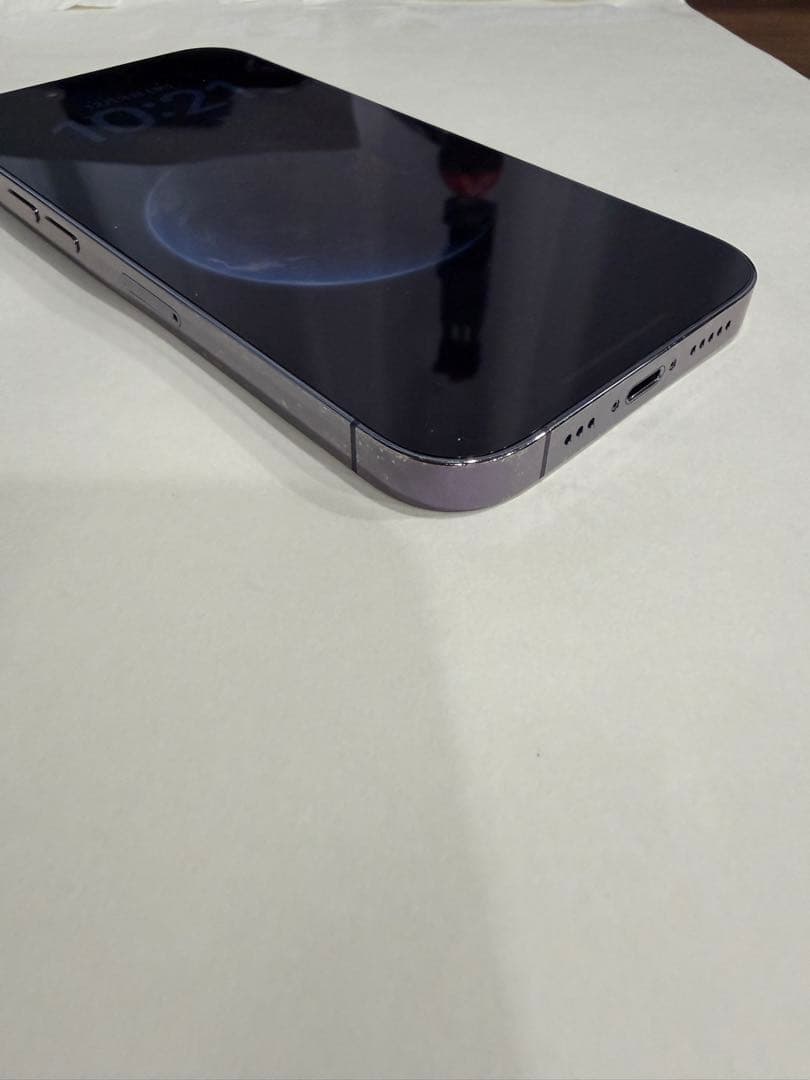 Apple iPhone 14 Pro ディープパープル 256GB ケース付