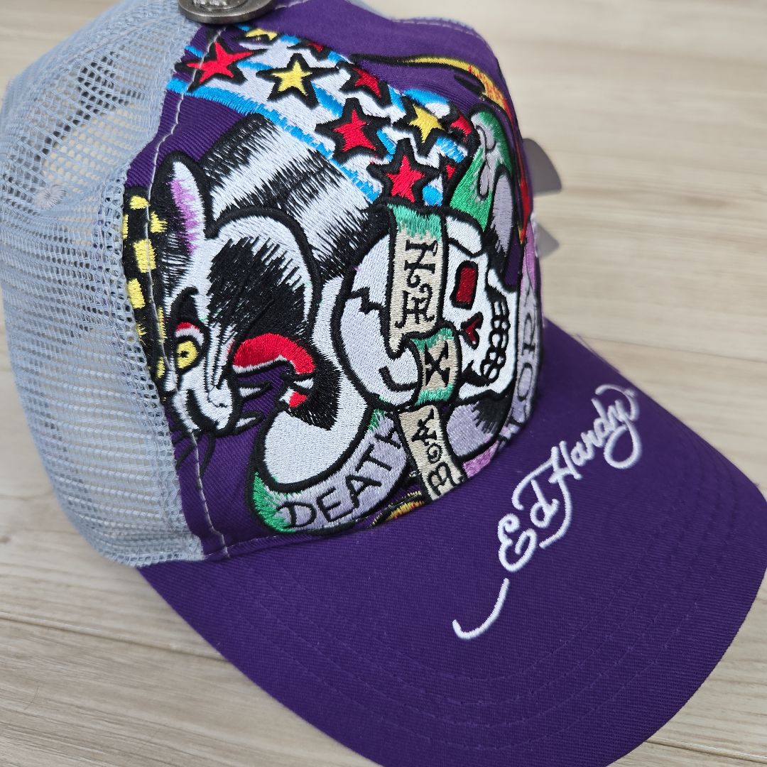 新品 未使用 BoA×Ed Hardy コラボキャップ 希少レア エドハーディー