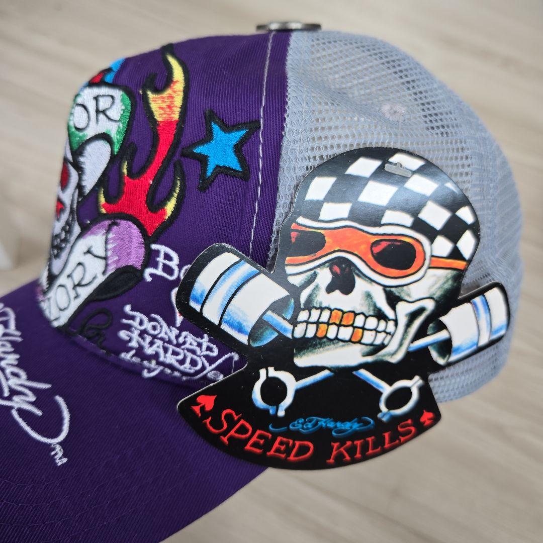 新品 未使用 BoA×Ed Hardy コラボキャップ 希少レア エドハーディー