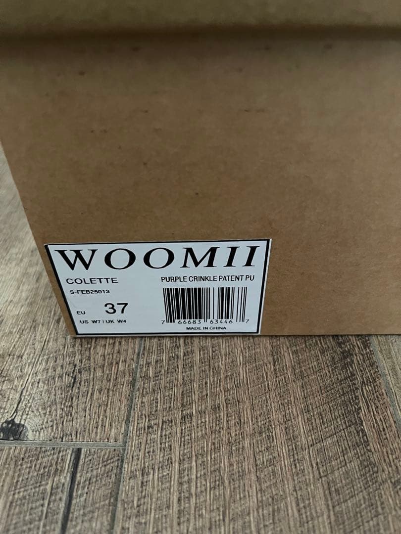 WOOMII コレット パープル クリンクル　37 試し履きのみ