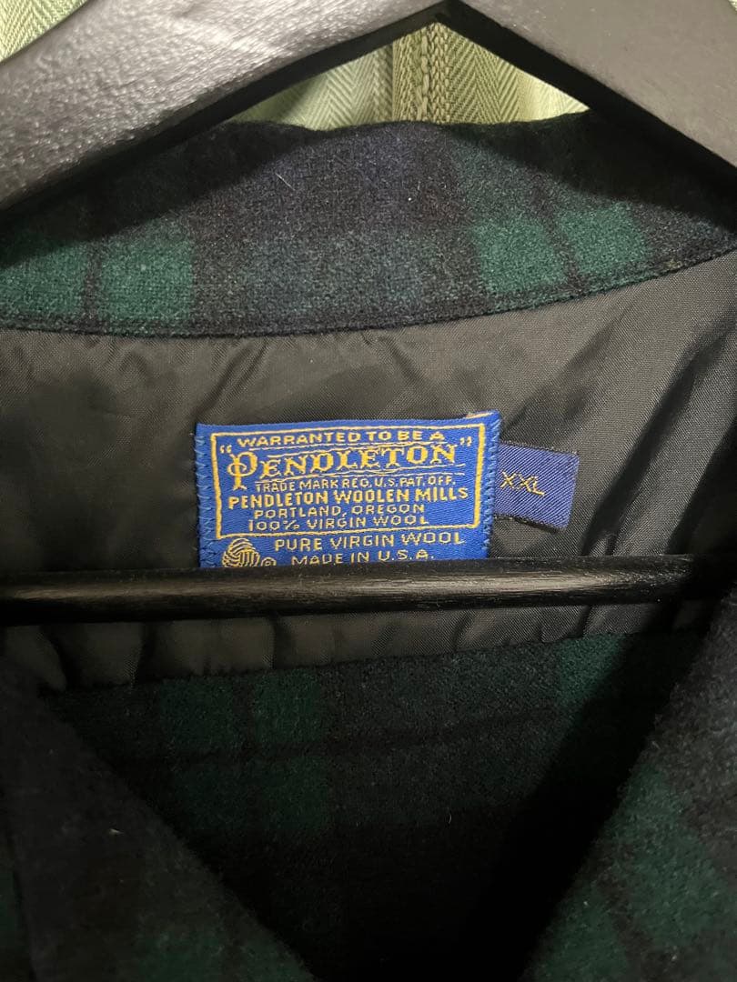 ぬ*し様 ペンドルトン　70s ボードシャツ　ブラックウォッチ