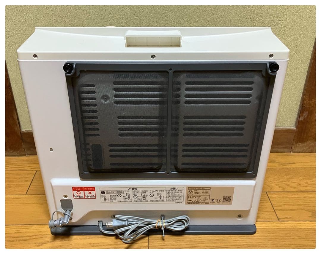 ノーリツ ガスファンヒーター GFH-4004S-W5 都市ガス ガスコード付き