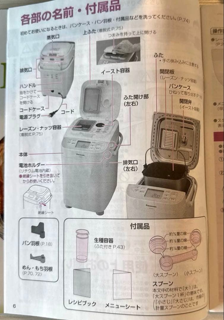 パナソニック ホームベーカリー 1斤用SD-MT3-W 2020年製