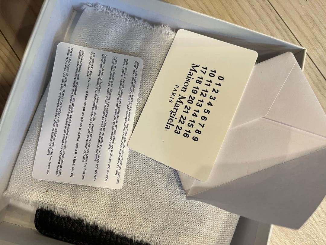 Maison Margiela メゾン マルジェラ ブラックレザーケース