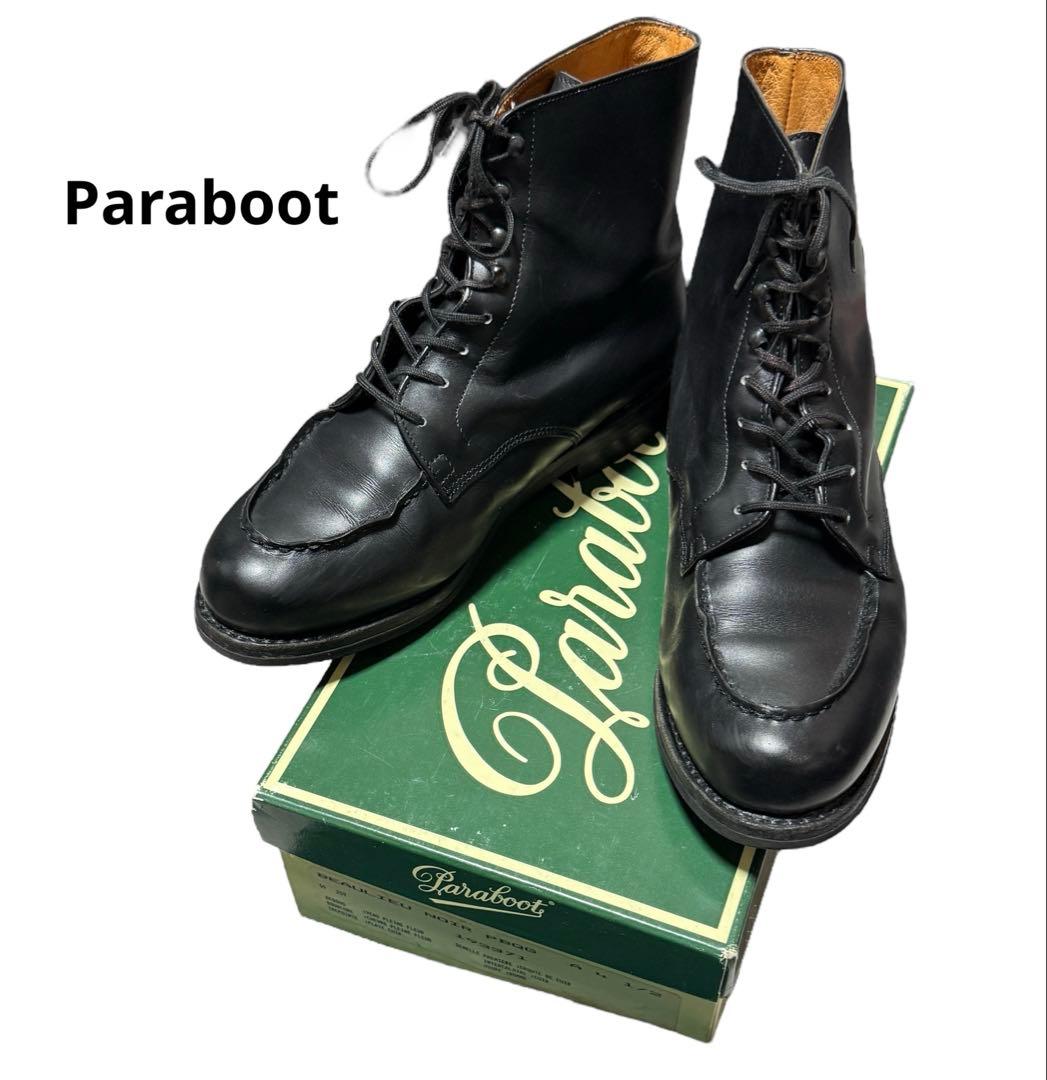 Paraboot BEAULIEU NOIR レースアップブーツ 黒