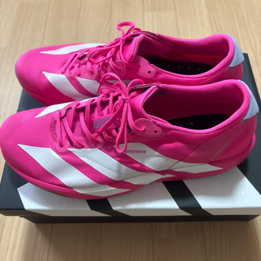 アディゼロ9 ADIZERO JAPAN 9M ピンクカラー　27cm