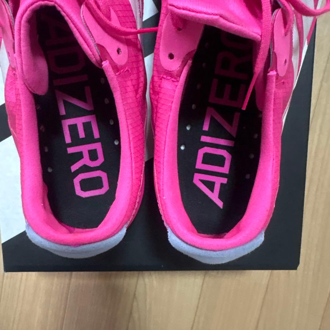 アディゼロ9 ADIZERO JAPAN 9M ピンクカラー　27cm