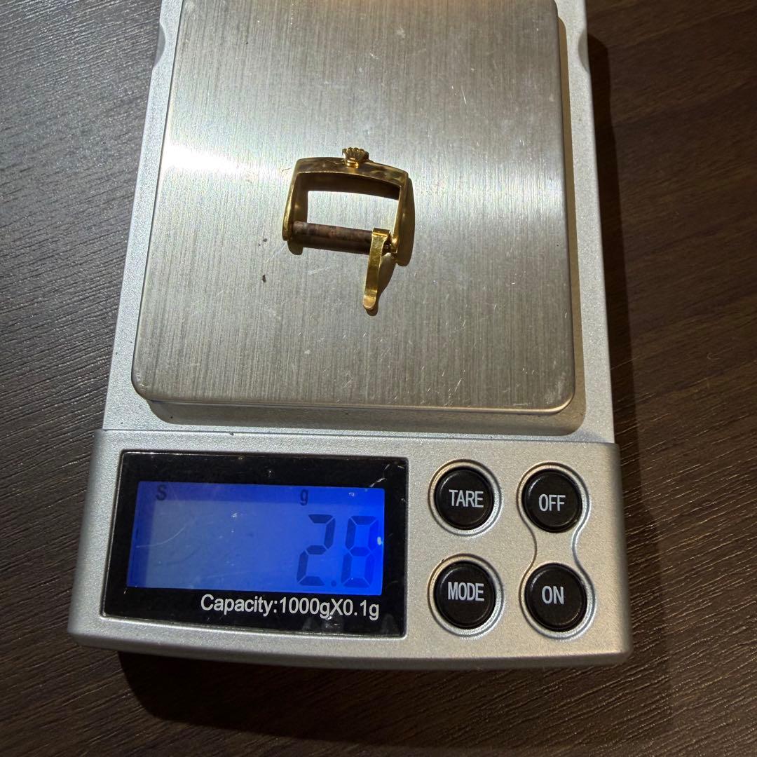 管番174 ロレックスROLEX K18 18金製 純正尾錠　16mm 幅