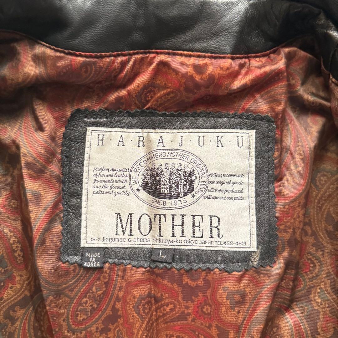 Vintage lamb leather jacket 短丈　本革　羊革