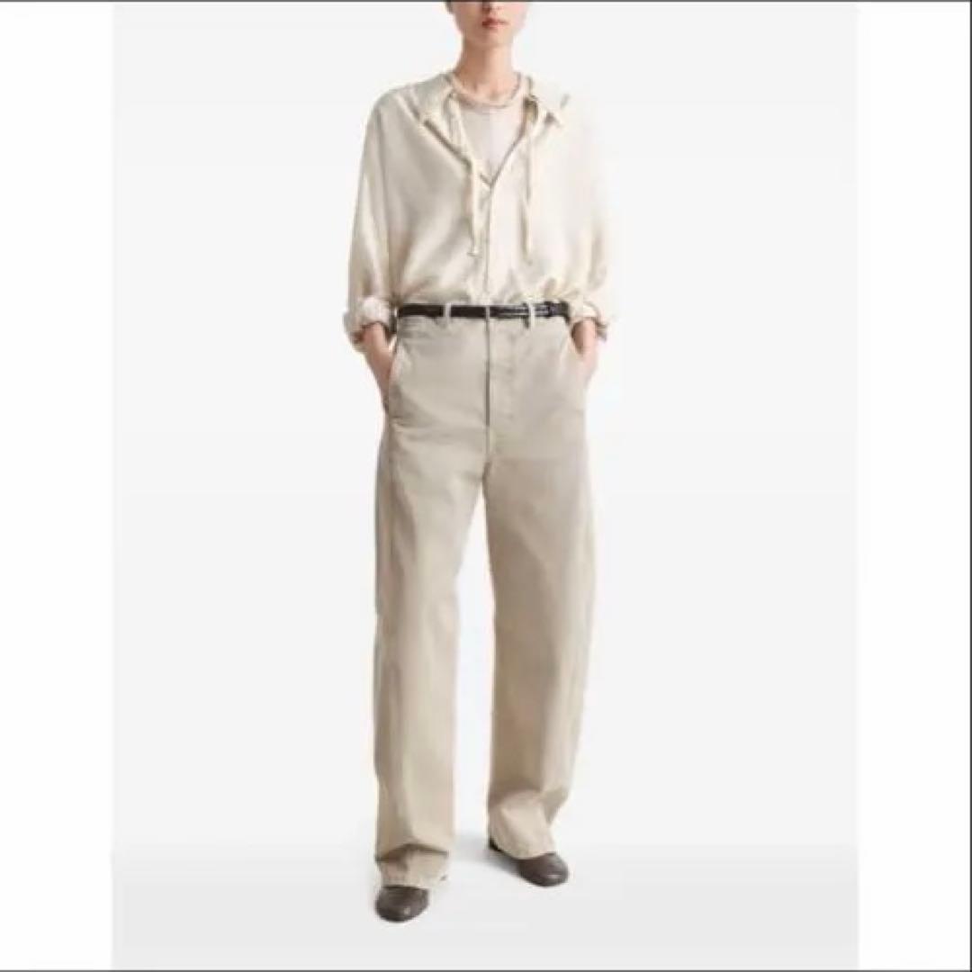 パンツ LEMAIRE twisted belted denim pants AW23