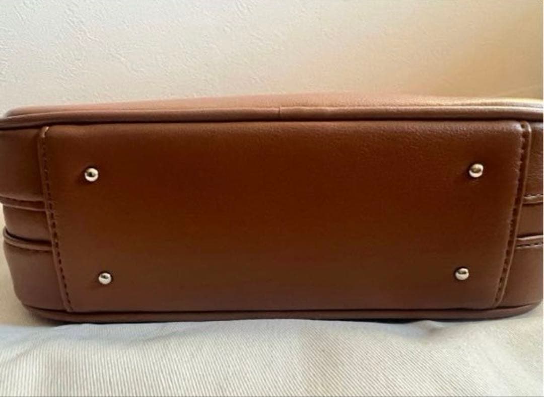 vasic amber mini mini ブラウン系ハンドバッグ美品雑誌掲載品