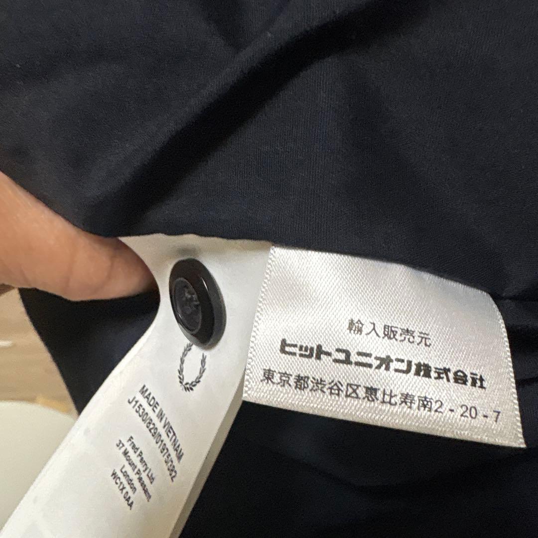 美品 FRED PERRYスウィングトップ 刺繍ロゴ