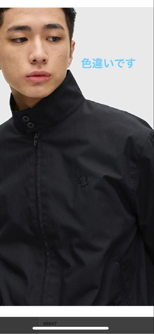 美品 FRED PERRYスウィングトップ 刺繍ロゴ