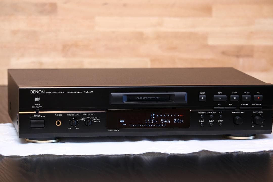 DENON DMD-800　MDプレーヤー/レコーダー　 日本製　ブラック