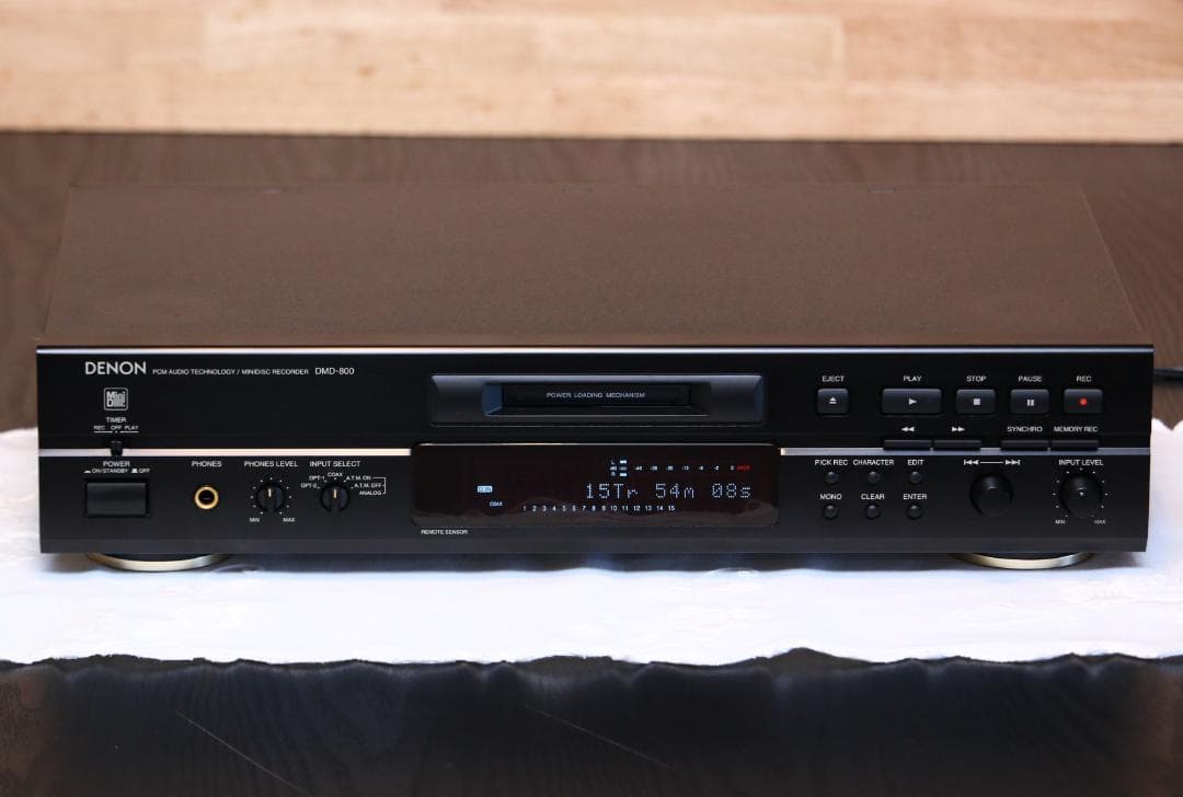 DENON DMD-800　MDプレーヤー/レコーダー　 日本製　ブラック