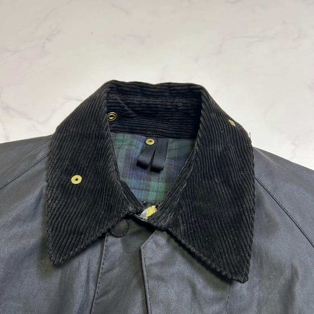 【00s】ミント BARBOUR TRANSPORT JACKET BLK 36