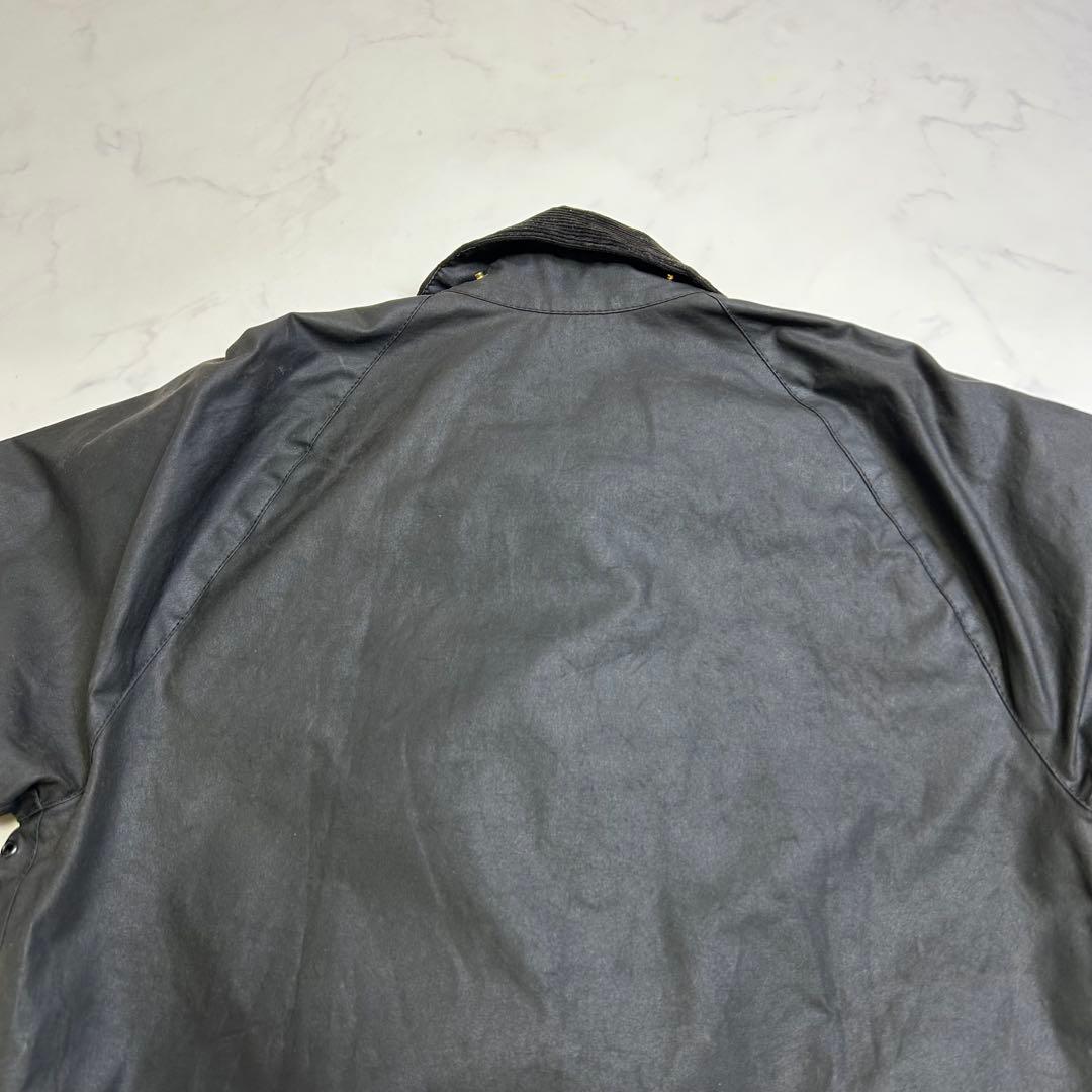 【00s】ミント BARBOUR TRANSPORT JACKET BLK 36