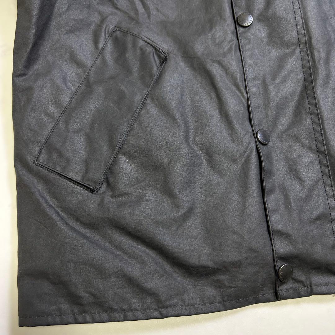 【00s】ミント BARBOUR TRANSPORT JACKET BLK 36