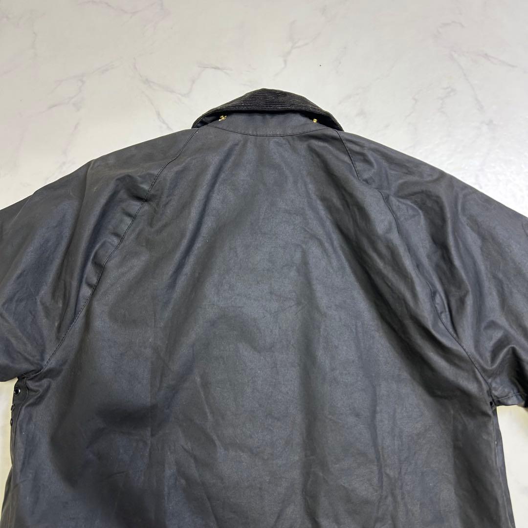 【00s】ミント BARBOUR TRANSPORT JACKET BLK 36