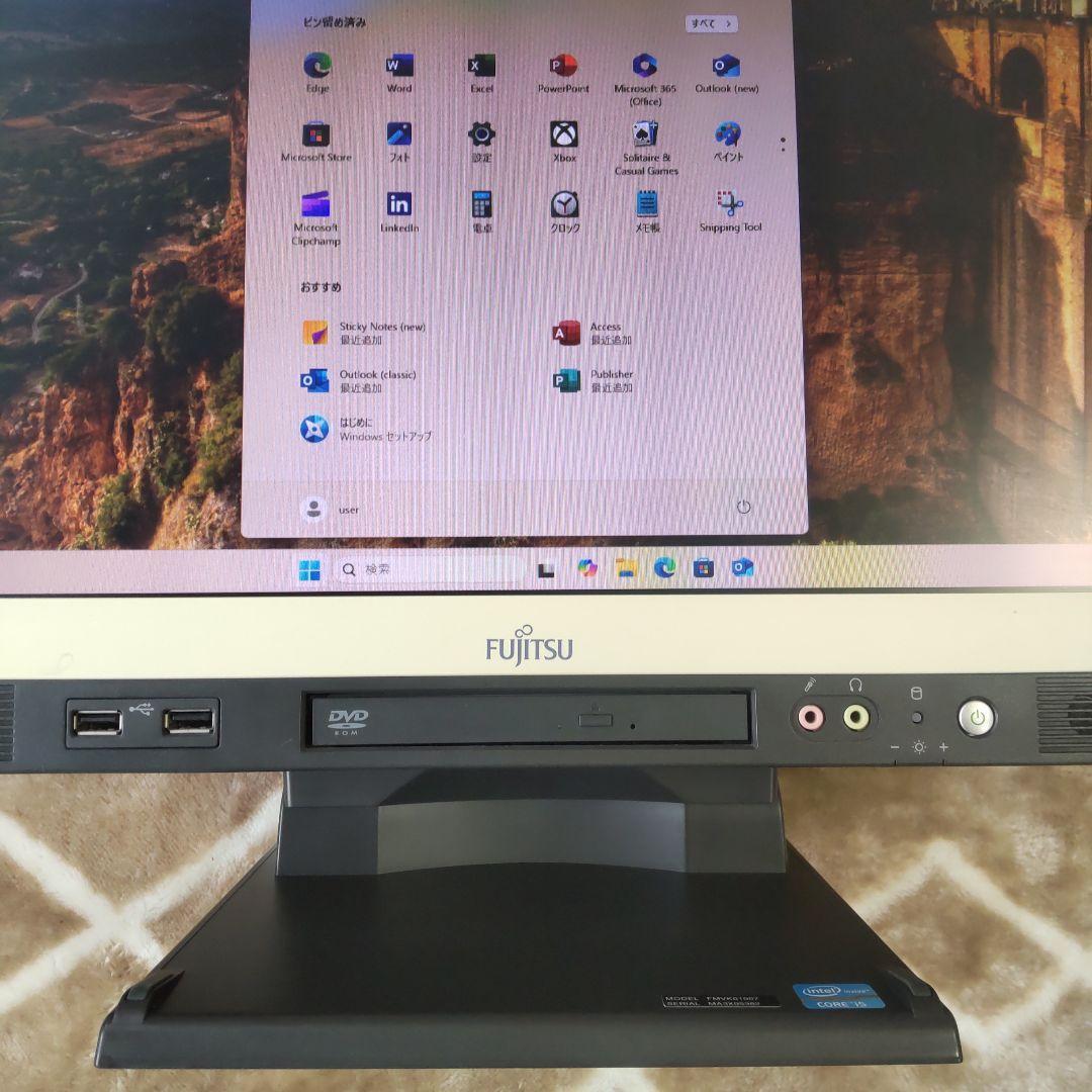 富士通　Windows11　デスクトップPC　ESPRIMO　K554/G