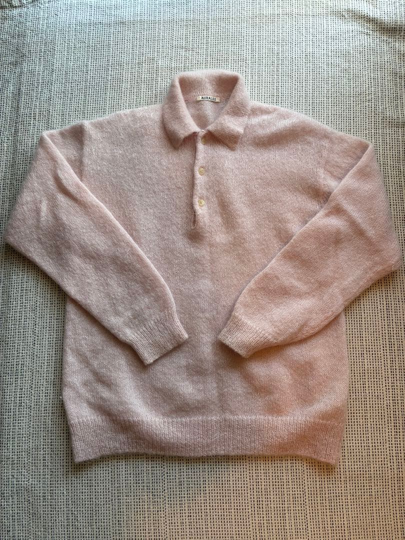 h*e様 AURALEE brushed super kid mohair kn