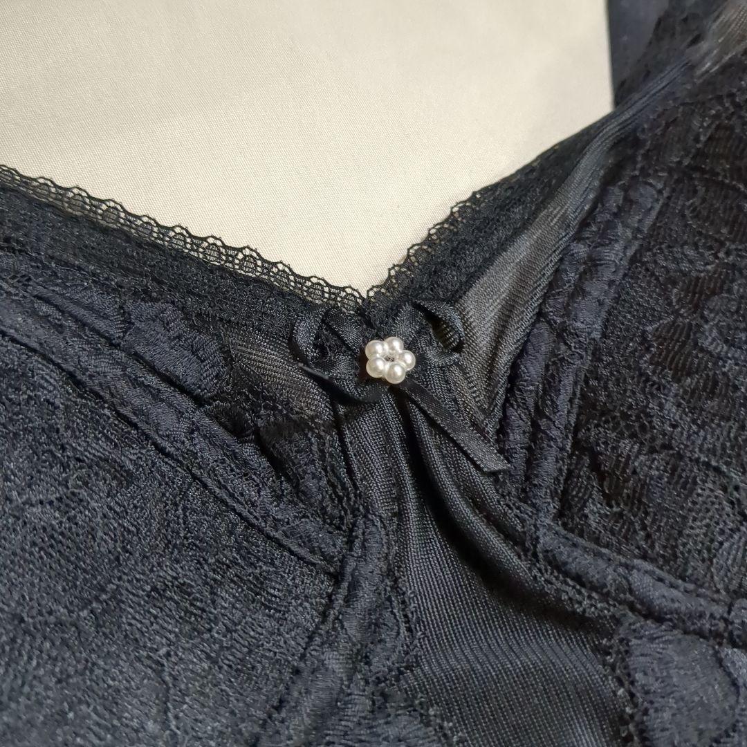 新品 シャンデール ボディスーツ ブラック D75