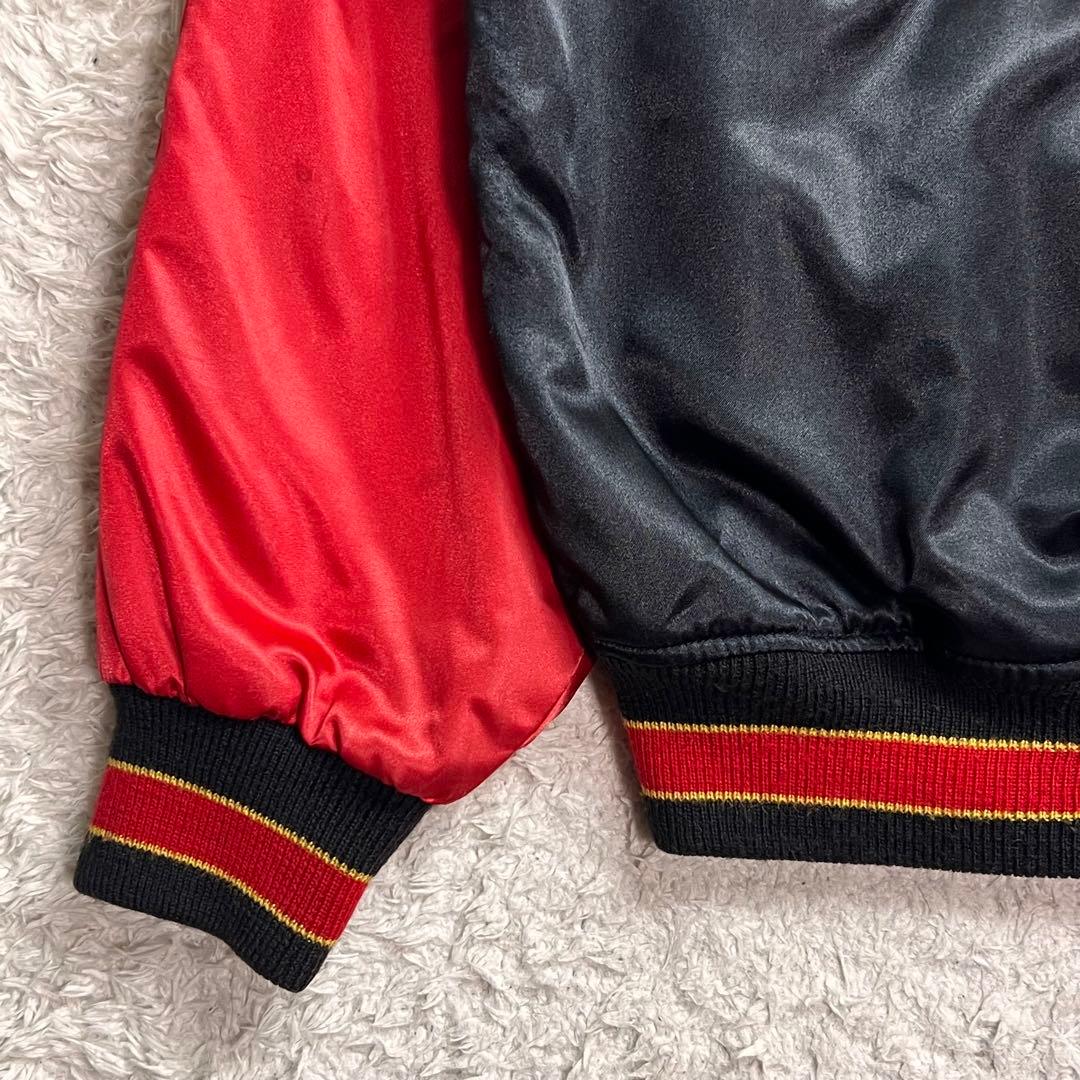 GREAT RED HOT POWER OF DEVILS スカジャン 炎 刺繍