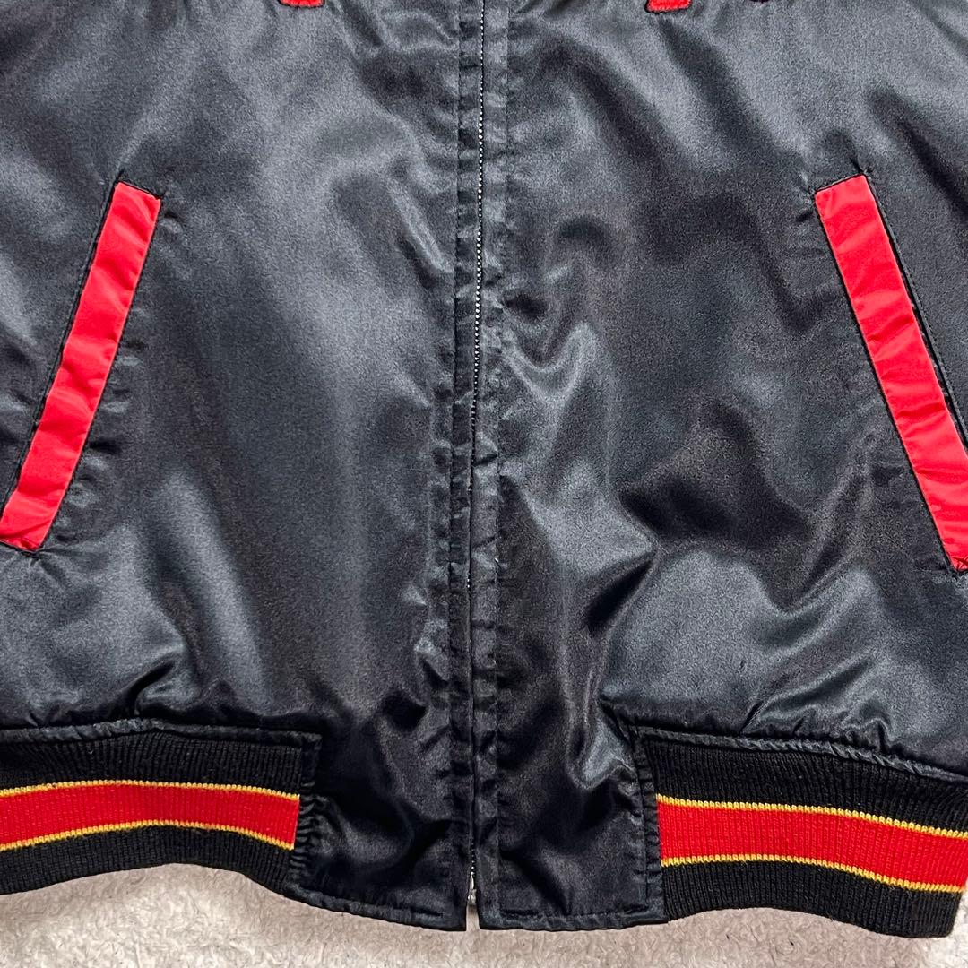 GREAT RED HOT POWER OF DEVILS スカジャン 炎 刺繍