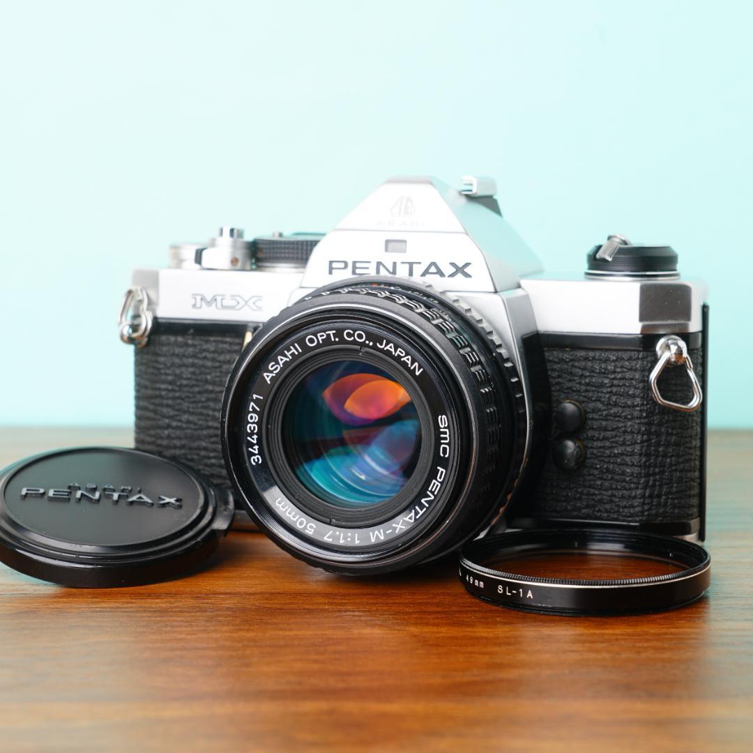 [美品]完動品◎ペンタックスMX × 50mm f1.7 フィルムカメラ #97