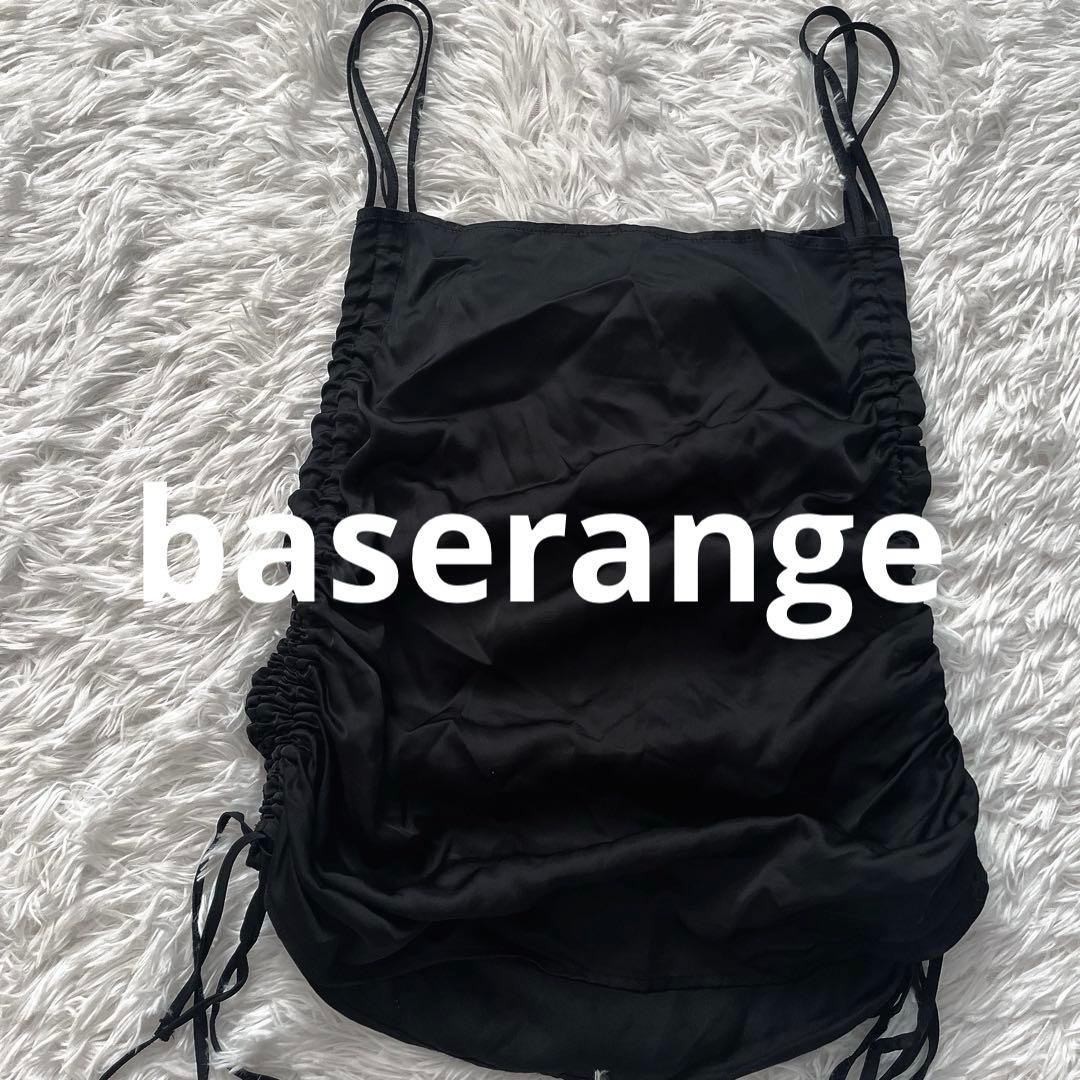 【baserange 】ベースレンジ　PICTORIAL STRAP TOP