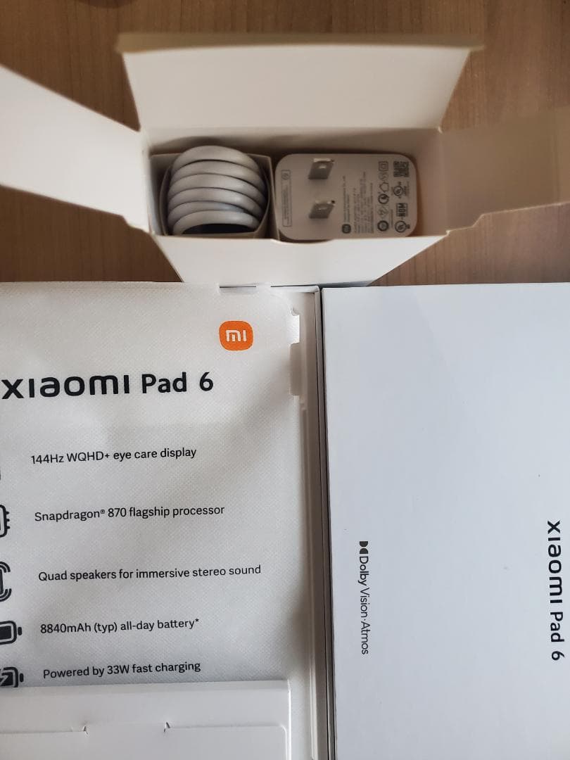 【houhiro111】Xiaomi Pad 6日本語版Wi-fi 6GB