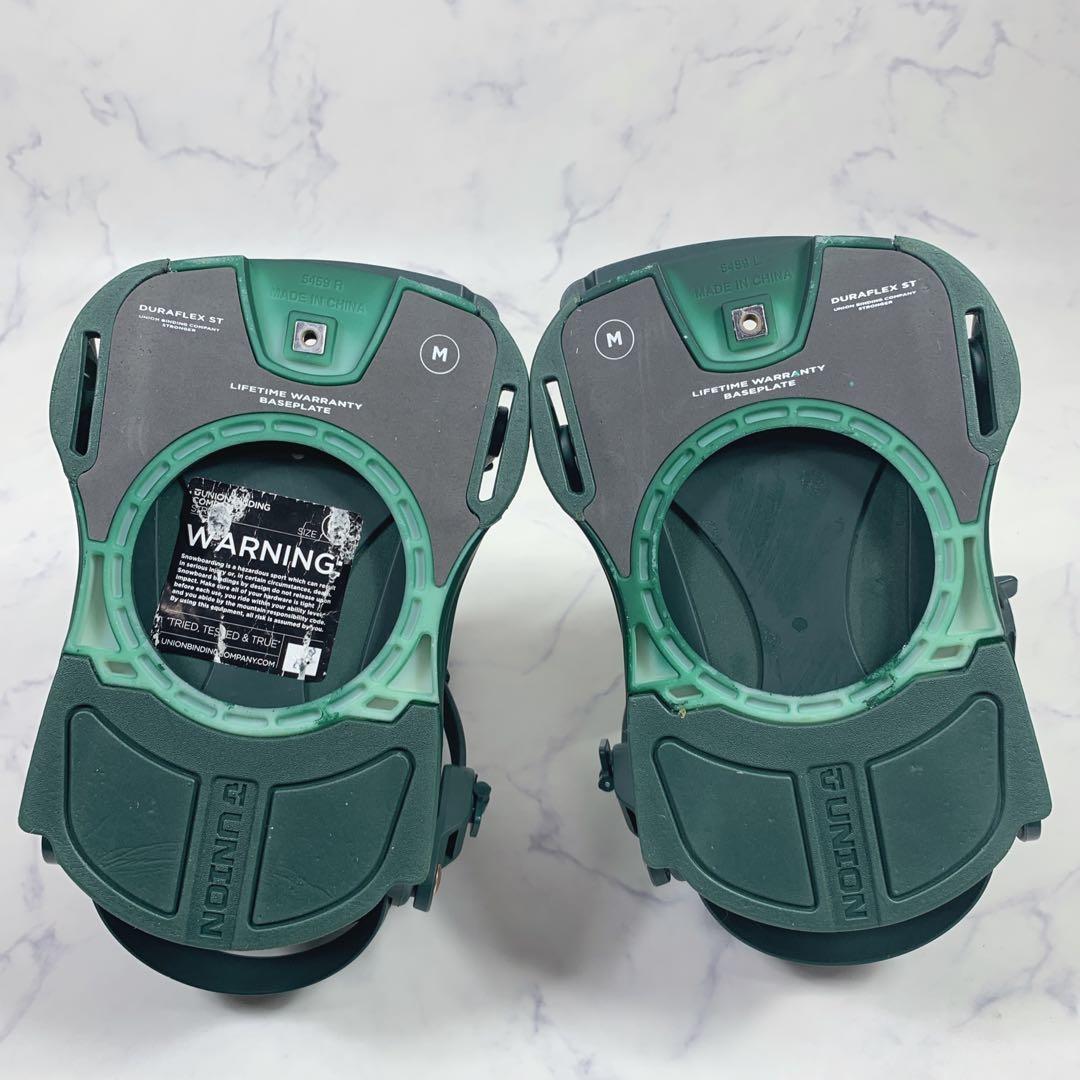 【美品】UNION BINDING TRILOGY GREEN