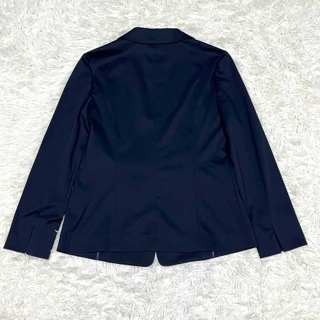 『未使用』アンタイトル セットアップスーツ トリアセテート混 濃紺 大きいサイズ