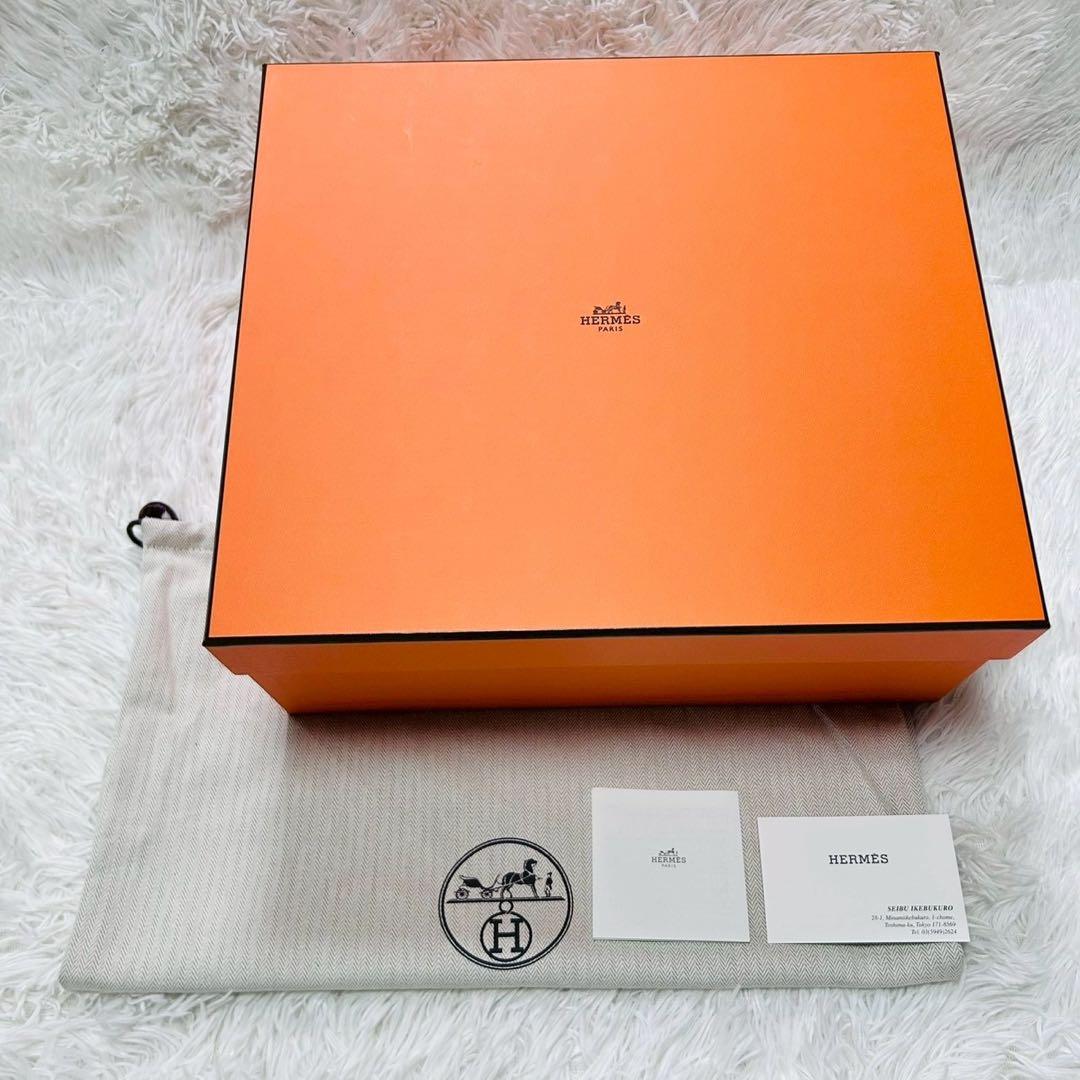 HERMES 空箱のみ ギフトBOX 保存袋 オレンジ 095 バーキン ケリー