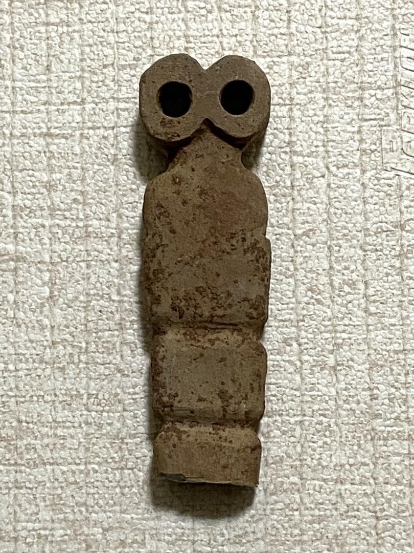 【希少作品】石彫「全知の目」像 紀元前3000年 古代シリア・テル・ブラック