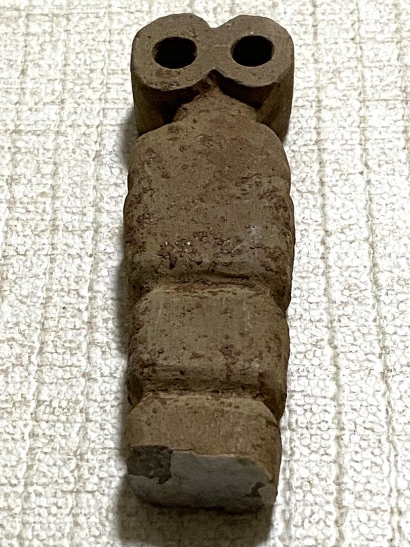 【希少作品】石彫「全知の目」像 紀元前3000年 古代シリア・テル・ブラック